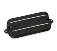 Seymour Duncan Black Winter Rails Bridge Humbucker Pickup - 7 corde, passivo, ad alta potenza, magneti in ceramica - nero