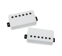 Seymour Duncan Nazgul and Sentient - Set di pickup per chitarra elettrica a 6 corde e ponte per hard rock e metallo moderno, bianco ghiaccio