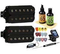 Seymour Duncan Pegasus/Sentient 6 string humbucker pickup set 11108 - 95-b Bundle con rifiniture accordatore, plettri, Care Kit