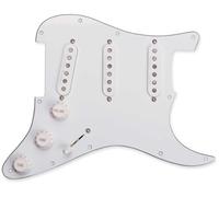 Seymour Duncan Prewired Pickguard With California 15Ms Ssl1 Pickups White White