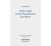 Seyoon Kim Paul's Gospel for the Thessalonians and Others (Copertina rigida)