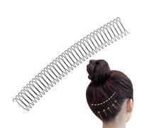 Seyrnicay Pettini per capelli con filo metallico, fissatore invisibile elastico per capelli, pettini per donne, per acconciature per donne e ragazze