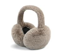 SEYUFN Pieghevole Paraorecchie Donna Inverno Pelose Calde Copri Orecchie Adulto Outdoor Confortevole Scaldaorecchie Ragazze Adolescenti Earmuffs Alla Moda (A-cachi)