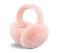 SEYUFN Pieghevole Paraorecchie Donna Inverno Pelose Calde Copri Orecchie Adulto Outdoor Confortevole Scaldaorecchie Ragazze Adolescenti Earmuffs Alla Moda (A-rosa 3)