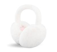 SEYUFN Pieghevole Paraorecchie Donna Inverno Pelose Calde Copri Orecchie Adulto Outdoor Confortevole Scaldaorecchie Ragazze Adolescenti Earmuffs Alla Moda (A-bianco)