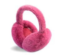 SEYUFN Pieghevole Paraorecchie Donna Inverno Pelose Calde Copri Orecchie Adulto Outdoor Confortevole Scaldaorecchie Ragazze Adolescenti Earmuffs Alla Moda (A-rosa rossa 2)