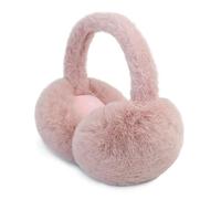 SEYUFN Pieghevole Paraorecchie Donna Inverno Pelose Calde Copri Orecchie Adulto Outdoor Confortevole Scaldaorecchie Ragazze Adolescenti Earmuffs Alla Moda (A-rosa scuro)