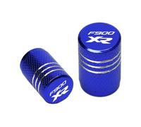 SEYXF Coperture dello Stelo per BMW F900XR F900 XR 2020 2021 2022 2023 Accessori Moto di Alluminio di CNC Valvola della Gomma Porta Aria Stelo Tappi di Copertura(Blue)