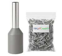 Sez. 0,14 mmq • Lung. 6/12 mm • 500 pz • Grigio Weidmüller (WD/W) • Unipolare Capicorda
