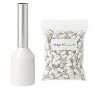 Sez. 0,75 mmq • Lung. 6/12 mm • 500 pz • Bianco Weidmüller (WD/W) • Unipolare Capicorda