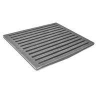 SEZAM Griglia in ghisa, 30 x 25,5 cm, per forno e cenere, diversi diametri, adatta per camino, stufa, griglia per stufa, griglia per stufa, griglia per stufa, griglia