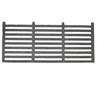 SEZAM Griglia in ghisa, 35 x 15 cm, per forno e cenere, diversi diametri, adatta per camino, stufa, griglia per stufa, griglia per stufa, griglia per barbecue