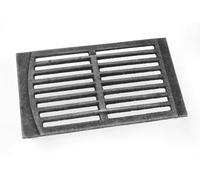 SEZAM Griglia in ghisa da 33 x 19 cm, griglia per cenere, vari diametri, adatta per camino, griglia da tavolo, griglia del forno, griglia del fuoco, griglia per carbone