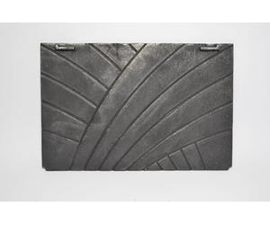 SEZAM Piastra decorativa classica in ghisa per rivestimento del camino, durevole, resistente alla corrosione, facile da installare, 47,5 x 31,5 x 0,9 cm