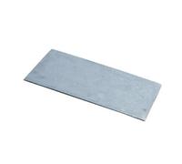 SEZAM Piastra in ghisa per forno senza foro, 40 x 24 cm, piastra a carbone, piastra per camino, ghisa grigia