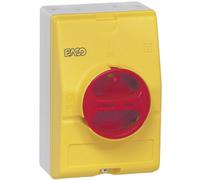 BACO 172061 - Interruttore separatore carico 25 A, 1 x 90°, giallo, rosso, 1 pezzo