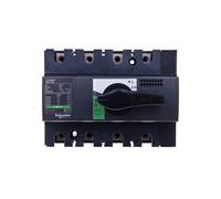 Schneider Sezionatore 28909 Compatto INS100 4P, 100 A, con Manopola, Nero