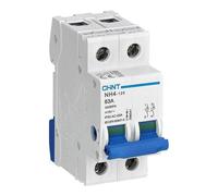 Sezionatore modulare Chint NH4 63A 2P 400 Vac 2 Moduli 398041