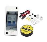 Sezionatore CC Scatola Impermeabile IP65 Coperchio Trasparente Interruttore Automatico CC 16A 1000V