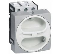 Sezionatore con la barra di chiusura 25 A 1 x 90 ° Grigio BACO 174001 1 pz.
