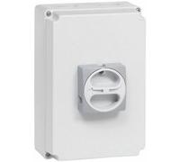 Sezionatore con la barra di chiusura 32 A 1 x 90 ° Grigio, Grigio BACO 174161 1