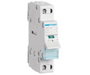 Sezionatore Hager 1P 25A 1 modulo SBN125