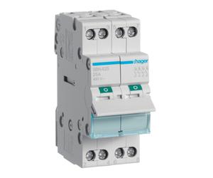Sezionatore Hager 25A 4 Poli 400 Vac 2 Moduli SBN425