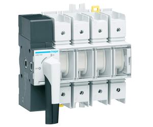 Sezionatore Hager 4P 160A 8 moduli con comando rotativo HAE416