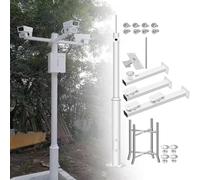 Sezioni Telecamera di Sicurezza Palo Esterno, Palo Verticale Universale per Telecamere di Sicurezza Lampioni Solari, Colonna Multiuso Palo di Sorveglianza di Sorveglianza, Supporto di Sorveglianza