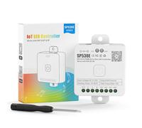 SEZO Controller LED WiFi SP530E Bluetooth Controller DC5V~24V 12 in 1, compatibile con Alexa Google Home Smart Voice Control 5CH PWM RGB CCT RGBW SPI Striscia LED WS2812B LM091 Remote