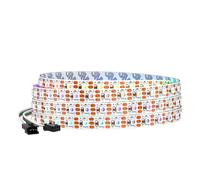 SEZO WS2812B Striscia LED IC RGB 5mm Estremamente Sottile SMD2020 DC5V Indirizzabile Individualmente Colore da Sogno 2M 160LEDs/m 320 Pixel IP30 non Impermeabile per Interni fai da te