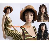 SF-6 eurotondisplay Manichino Con 2 Parrucca Gratis Donna Mobile