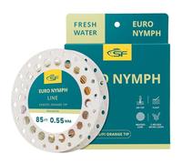 SF 85FT Euro Nymph Level Line 0,55 mm Linea di pesca a mosca galleggiante con 2 anelli saldati 85FT/25,9 M Linea di mosca