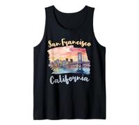 SF bay Bridge San Francisco bay Area Città California CA Canotta