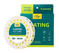 SF Coda di topo galleggiante con asola saldata, peso in avanti, giallo fluorescente,90 torte, WF5F