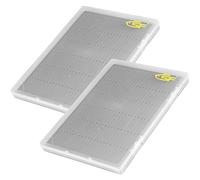 SF Collezione Scatole Portamosche A5 Grande Capacità Scatola da Pesca a Mosca Coperchio Trasparente Tubo Schiuma Scatola delle Mosche 2 Pezzi