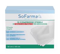 Sofarmapiù Compressa In TNT 36x40cm 12 Pezzi