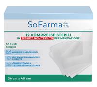 Sofarmapiù Compressa In TNT 36x40cm 12 Pezzi