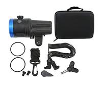 SF L01 5000lm Torcia subacquea LED Impermeabile Fotografia subacquea professionale Luce video con luci colorate RGB per immersioni subacquee Snorkeling PC Vetro temperato Lega di