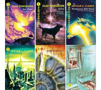SF Masterworks Collection: Epic Explorations of Evolution, Cosmic Intelligence & Survival by Olaf Stapledon, Arthur C. Clarke & Brian Aldiss (6-Book Set)