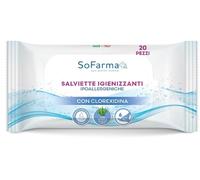 SALVIETTINE IGIENIZZANTI POCKET CLOREXIDINA 20 PEZZI SOFARMAPIU'