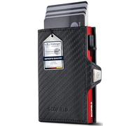 SF SCOFIELD Duality Classic Slim Wallet mit Münzfach | Kartenetui Herren für 9-10 Karten | Geldbeutel Portemonnaie mit RFID Schutz | Wallets for Men | Kreditkartenetui