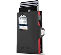 SF SCOFIELD Duality Classic Slim Wallet ohne Münzfach | Kartenetui Herren für 9-10 Karten | Geldbeutel Portemonnaie mit RFID Schutz | Wallets for Men | Kreditkartenetui