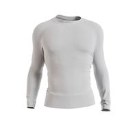 SF STEX FIT Lupetto Uomo Bianco in Caldo Cotone Made in Italy - Termico a Collo Alto per Mesi Freddi, Maglia a Maniche Lunghe - Taglia L