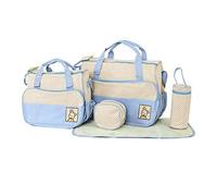 sf- World 5PCS bambino fasciatoio borse set mummia borsetta a tracolla