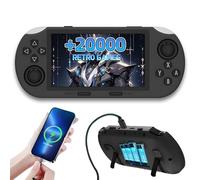 SF3000 Console Portatile Console di gioco portatile,20000+ Giochi,Uscita TV Console Retro Game,E-book/Musica/Video/Ricarica di emergenza del telefono,14 Emulatori,Schermo IPS da 4,5 pollici (Nero)
