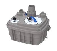 SFA - Stazione di pompaggio compatta Sanicubic 1 VX, turbine vortex a passaggio libero, installazione a terra, serbatoio da 60 litri, motore da 2000 W, 55 x 70,1 x 50,4 centimetri
