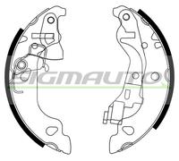 SFA155 SIGMAUTO Kit ganasce freno per FIAT,ZASTAVA