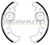 SFA290 Kit ganasce freno Sigmauto