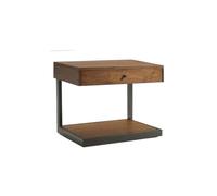 SFANIIX Comodini Moderni Comodino For Camera Da Letto, Piccolo Armadietto Creativo Minimalista, Armadietto Basso Retrò Stretto, Divano Laterale In Legno Massello Comodino per Camera da Letto